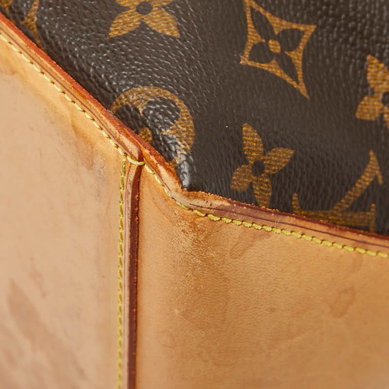 Louis Vuitton Monogram Cabas Mezzo Shoulder Bag Tote Bag M51151 Brown PVC