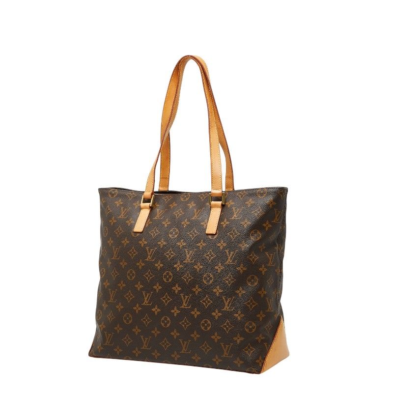 Louis Vuitton Monogram Cabas Mezzo Shoulder Bag Tote Bag M51151 Brown PVC