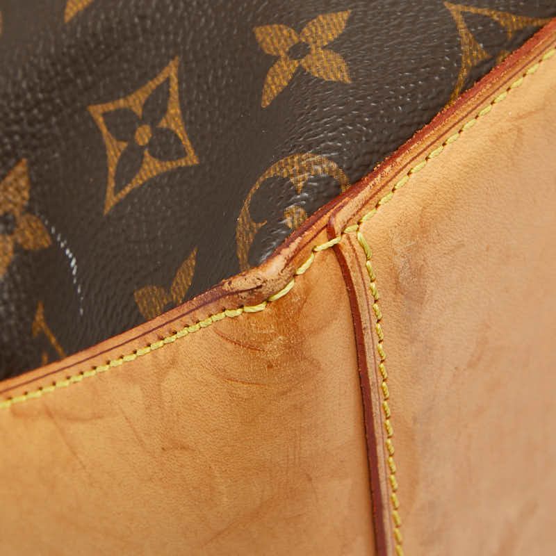 Louis Vuitton Monogram Cabas Mezzo Shoulder Bag Tote Bag M51151 Brown PVC