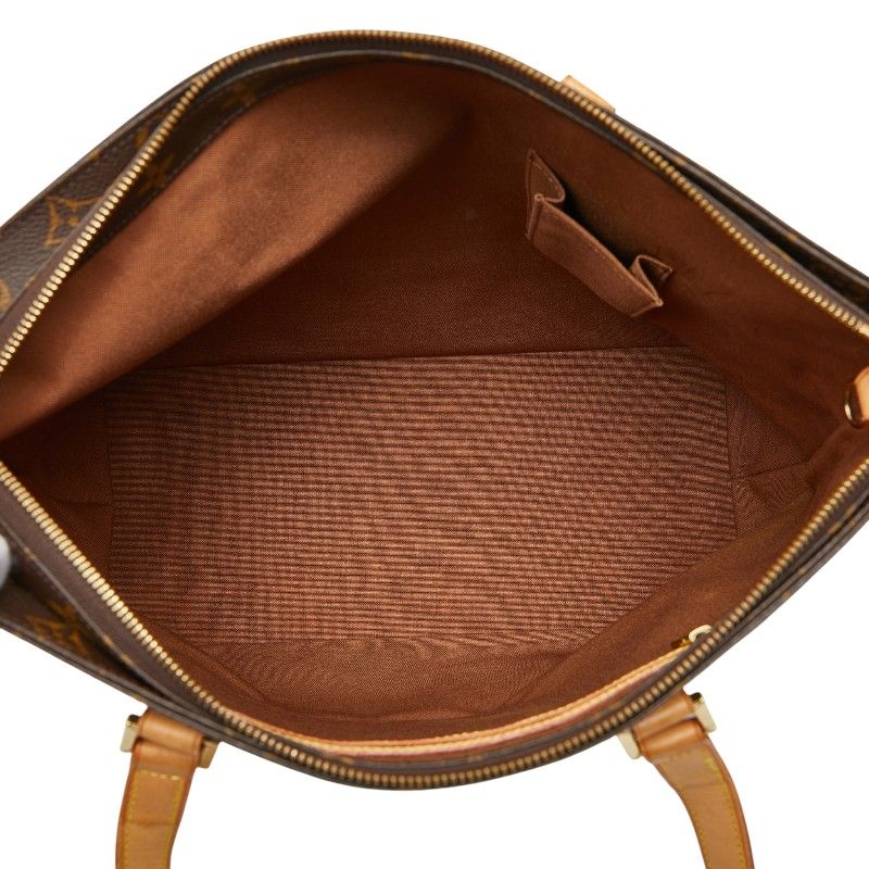 Louis Vuitton Monogram Cabas Mezzo Shoulder Bag Tote Bag M51151 Brown PVC