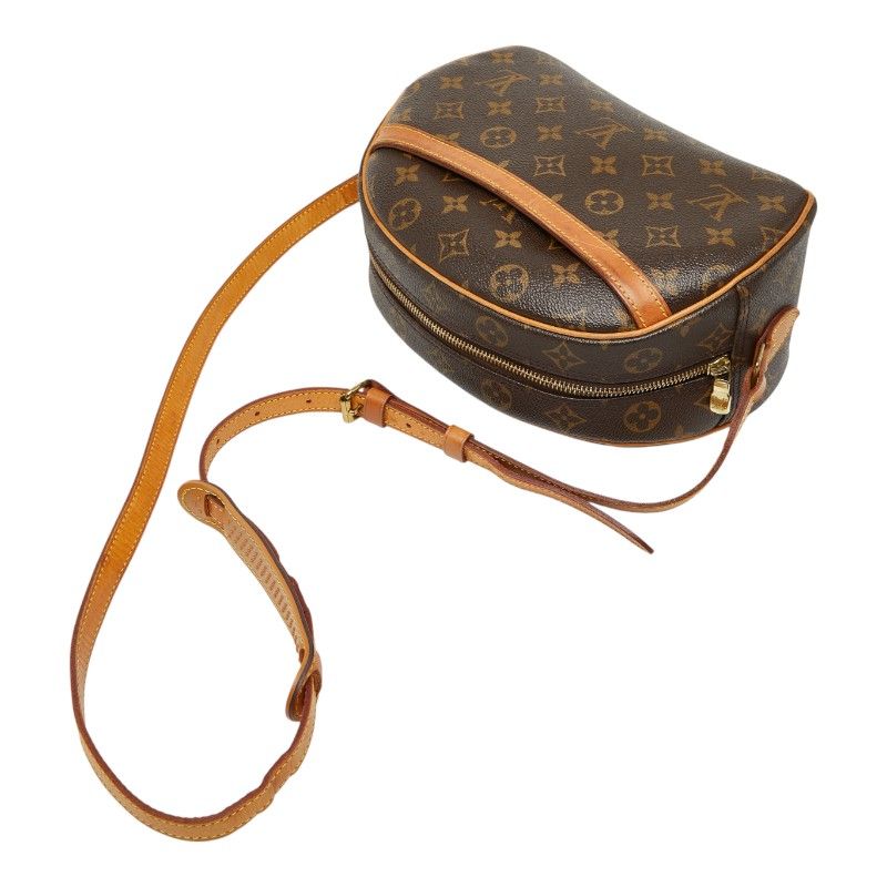 Louis Vuitton Monogram Blois Crossbody Shoulder Bag M51221 Brown PVC Leather