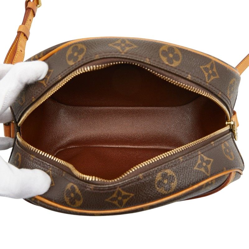 Louis Vuitton Monogram Blois Crossbody Shoulder Bag M51221 Brown PVC Leather