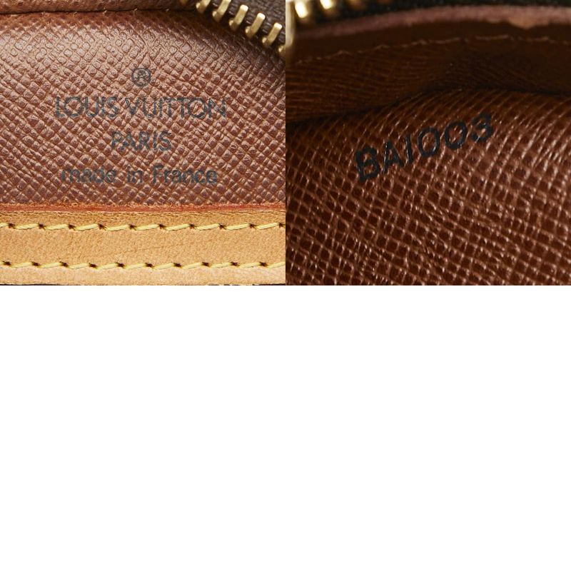 Louis Vuitton Monogram Blois Crossbody Shoulder Bag M51221 Brown PVC Leather