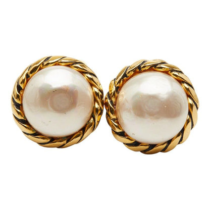 Chanel Pearl Gold Plated Women's Chanel