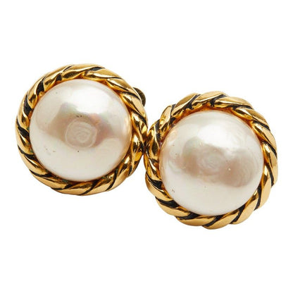 Chanel Pearl Gold Plated Women's Chanel