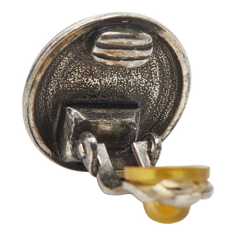 Chanel Coco Mark Silver Metal Ladies Chanel