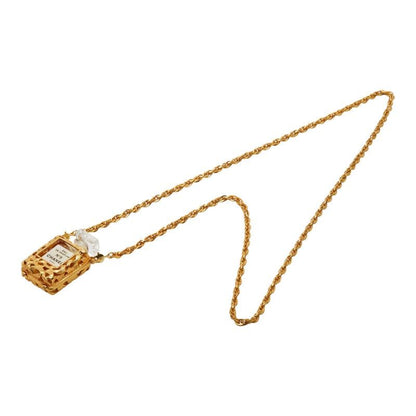 Chanel Vintage Parfum No5 Bottle (opened) Perfume Case Necklace Fragrance Case