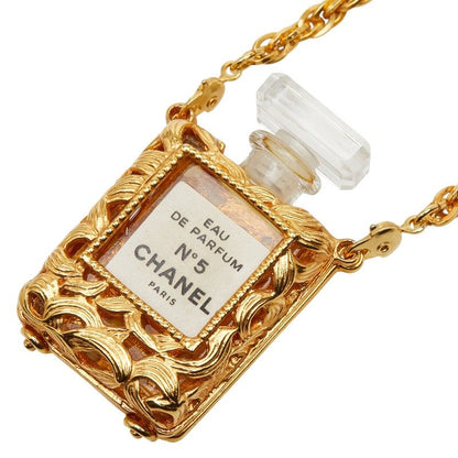 Chanel Vintage Parfum No5 Bottle (opened) Perfume Case Necklace Fragrance Case