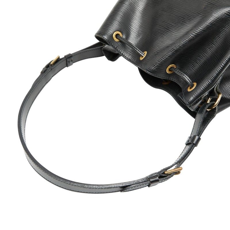 Louis Vuitton Epi Petit Noe One Shoulder Bag M44102 Noir Black Leather Women