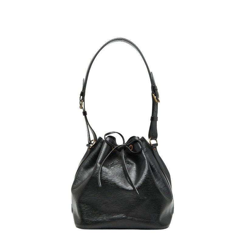 Louis Vuitton Epi Petit Noe One Shoulder Bag M44102 Noir Black Leather Women