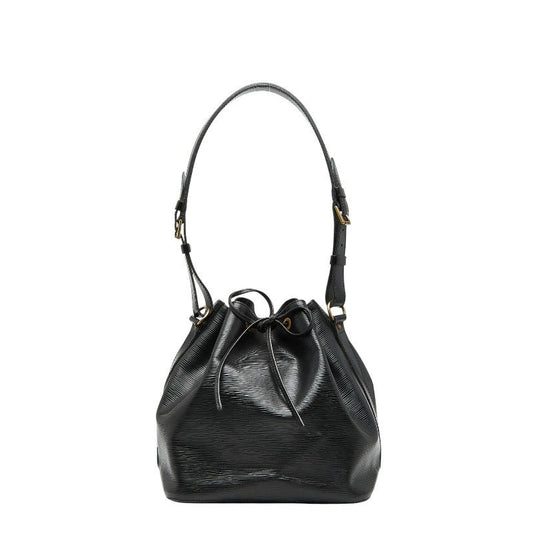 Louis Vuitton Epi Petit Noe One Shoulder Bag M44102 Noir Black Leather Women