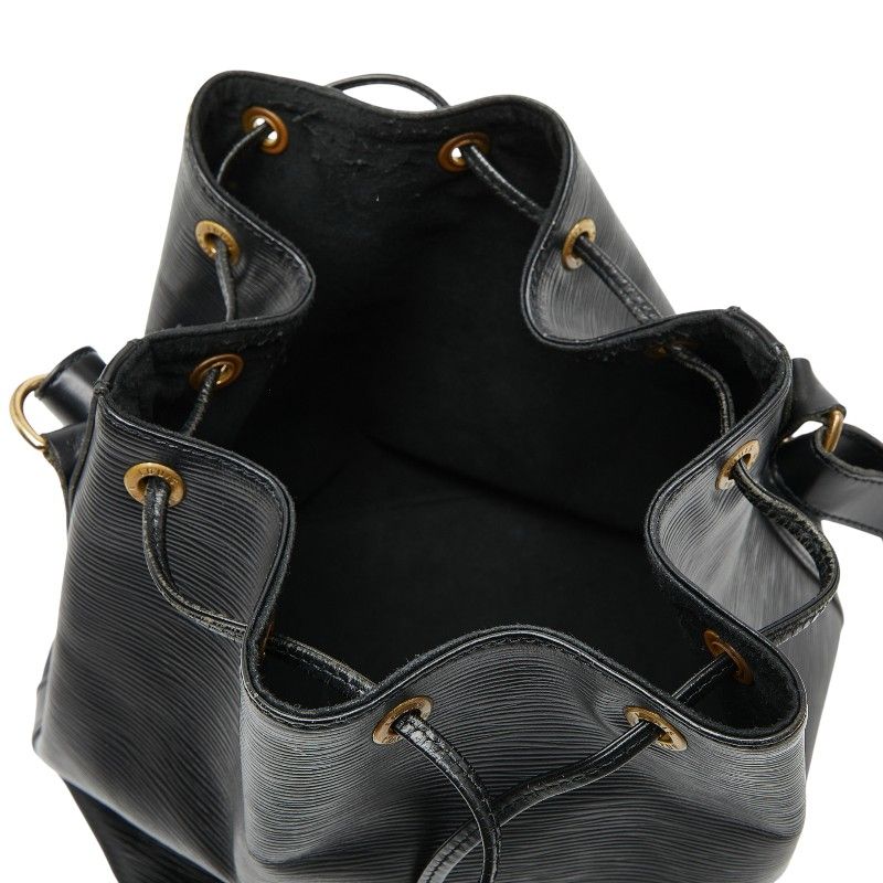 Louis Vuitton Epi Petit Noe One Shoulder Bag M44102 Noir Black Leather Women