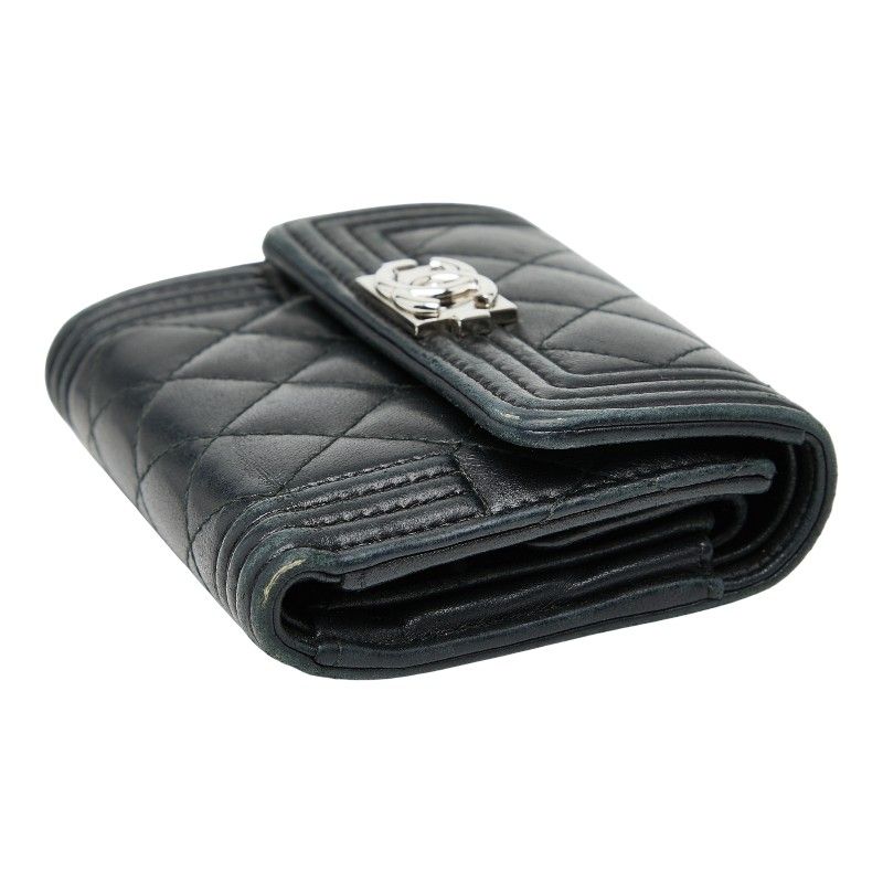 Chanel Coco Marc Boy Chanel Black Lambskin Women's Chanel