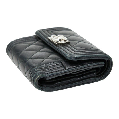 Chanel Coco Marc Boy Chanel Black Lambskin Women's Chanel