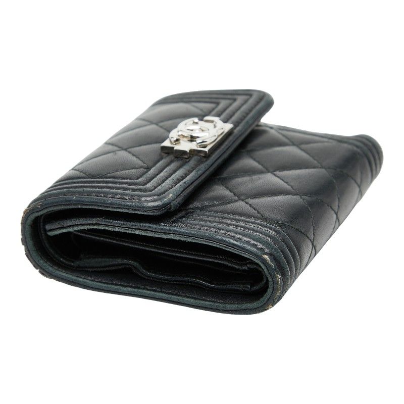 Chanel Coco Marc Boy Chanel Black Lambskin Women's Chanel