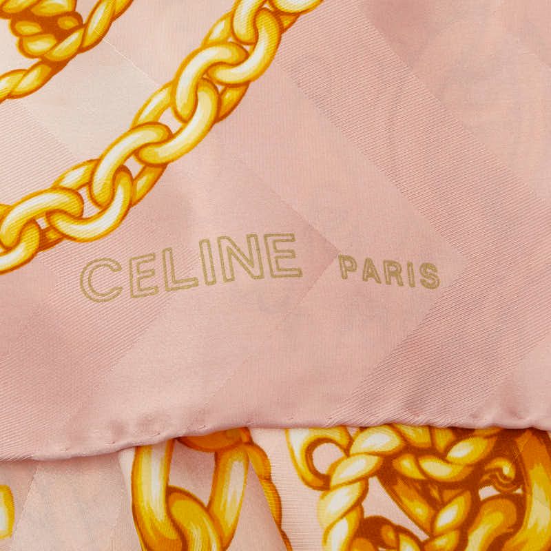 Celine Chain Pink Gold Silk Women's Celine