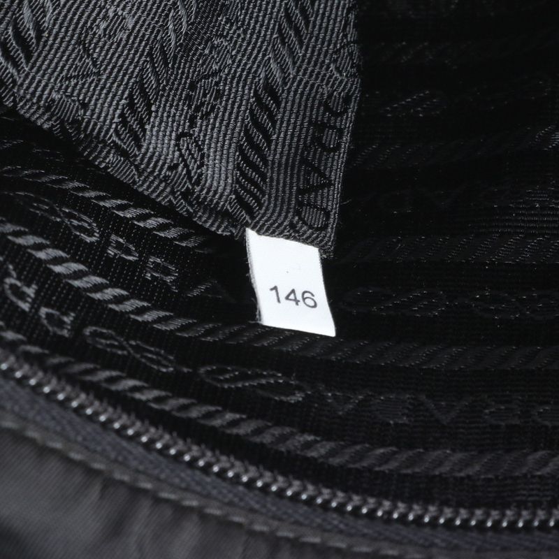 Prada Tessuto Nylon Triangle Logo Leather Shoulder Bag Crossbody Messenger