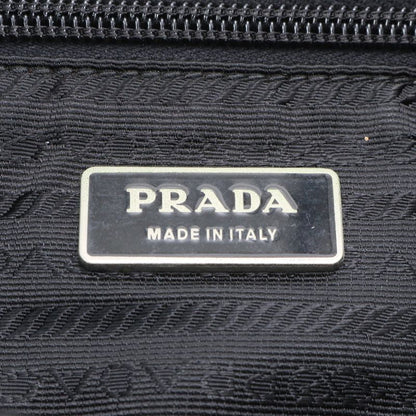 Prada Tessuto Nylon Triangle Logo Leather Shoulder Bag Crossbody Messenger