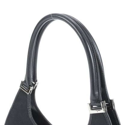 Gucci Jackie Leather Tote Bag Shoulder 002 1067 Black Silver Hardware Women's