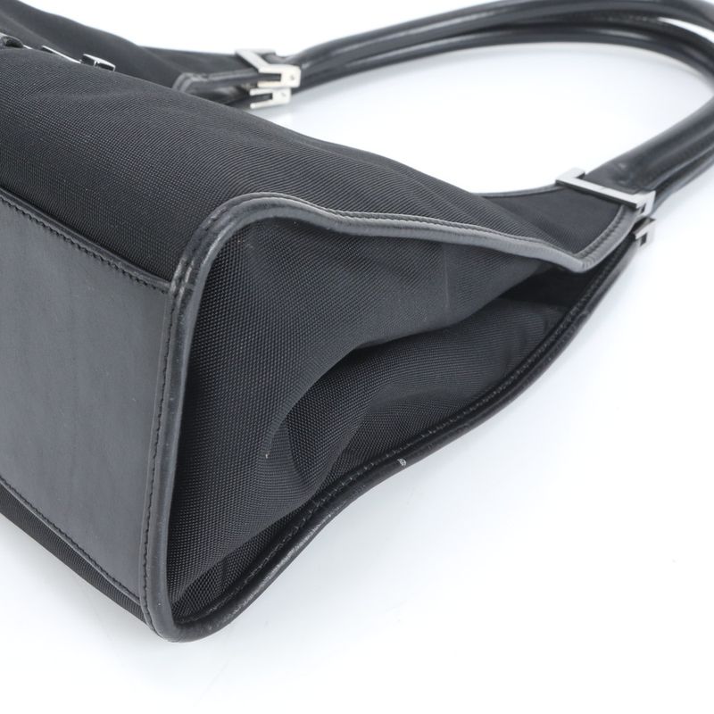 Gucci Jackie Leather Tote Bag Shoulder 002 1067 Black Silver Hardware Women's