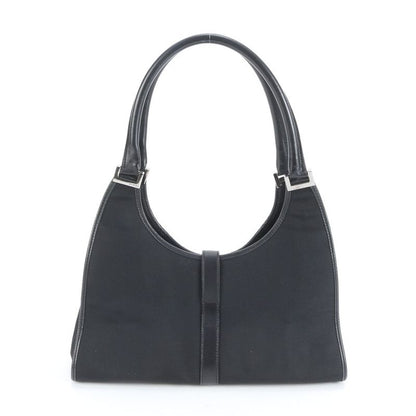 Gucci Jackie Leather Tote Bag Shoulder 002 1067 Black Silver Hardware Women's