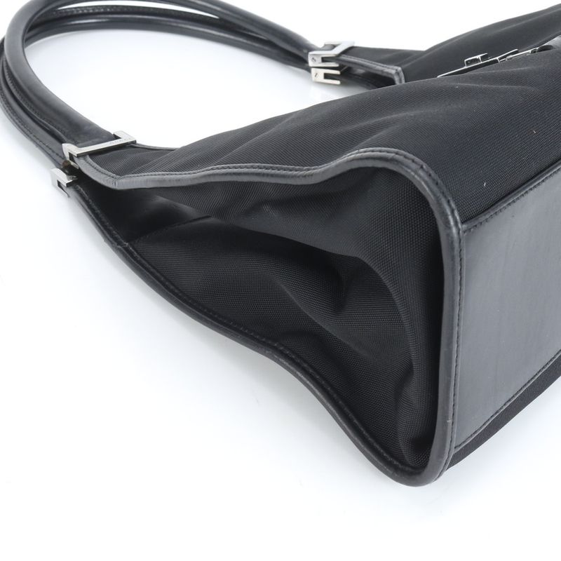 Gucci Jackie Leather Tote Bag Shoulder 002 1067 Black Silver Hardware Women's