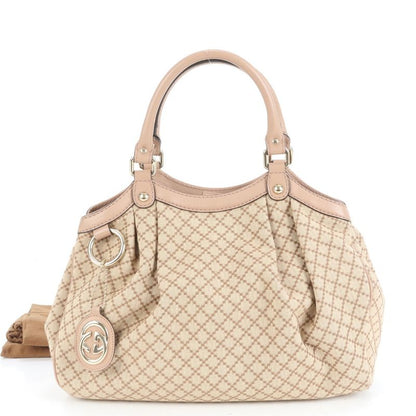 Gucci Diamante Sookie 211944 Leather Tote Bag Shoulder Gold Hardware Women's