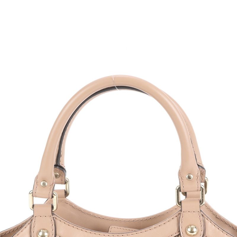 Gucci Diamante Sookie 211944 Leather Tote Bag Shoulder Gold Hardware Women's