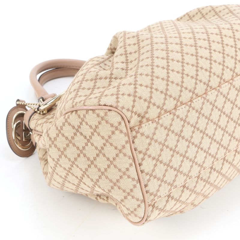 Gucci Diamante Sookie 211944 Leather Tote Bag Shoulder Gold Hardware Women's