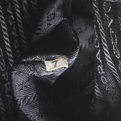 Prada Tessuto Nylon Triangle Logo Leather Shoulder Bag Crossbody Messenger