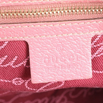 Gucci GG Canvas 163288 Leather Tote Bag Shoulder Beige Gold Hardware Women's