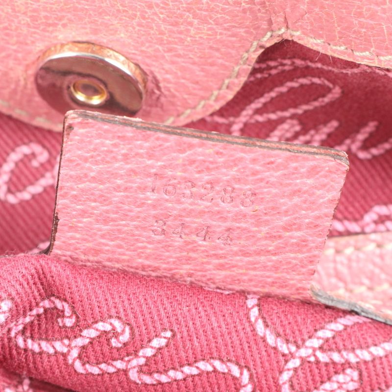 Gucci GG Canvas 163288 Leather Tote Bag Shoulder Beige Gold Hardware Women's