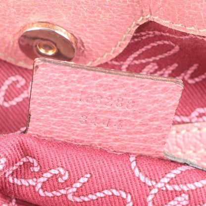 Gucci GG Canvas 163288 Leather Tote Bag Shoulder Beige Gold Hardware Women's