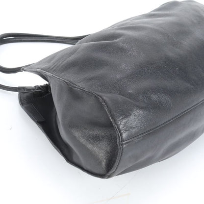 Gucci Leather Tote Bag Shoulder 001-4332 Black Women's EUE Db39-7