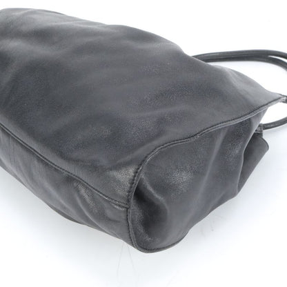 Gucci Leather Tote Bag Shoulder 001-4332 Black Women's EUE Db39-7