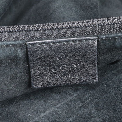 Gucci Leather Tote Bag Shoulder 001-4332 Black Women's EUE Db39-7