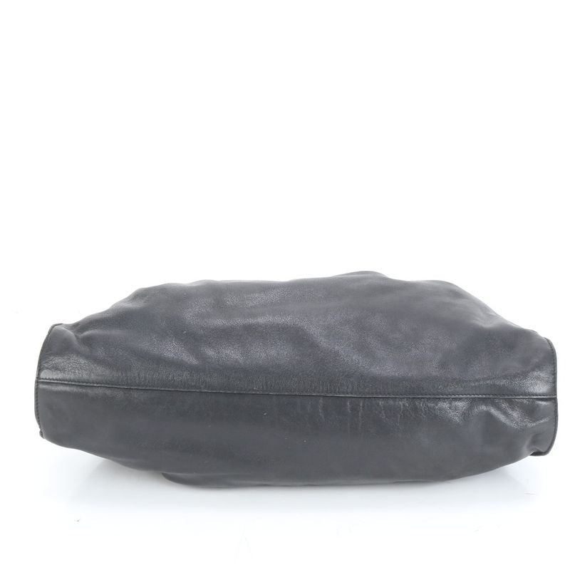 Gucci Leather Tote Bag Shoulder 001-4332 Black Women's EUE Db39-7