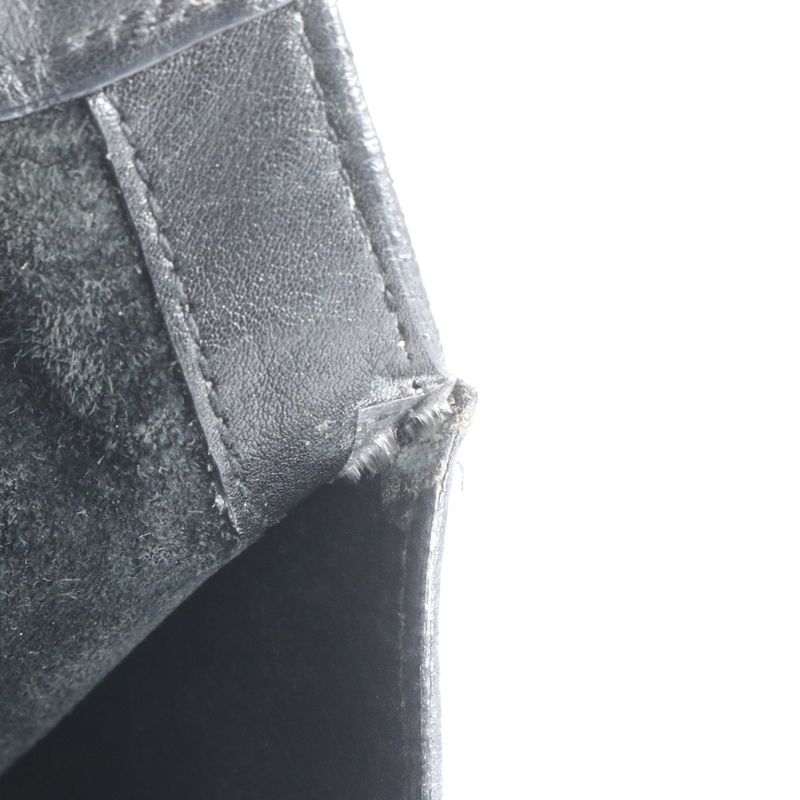 Gucci Leather Tote Bag Shoulder 001-4332 Black Women's EUE Db39-7