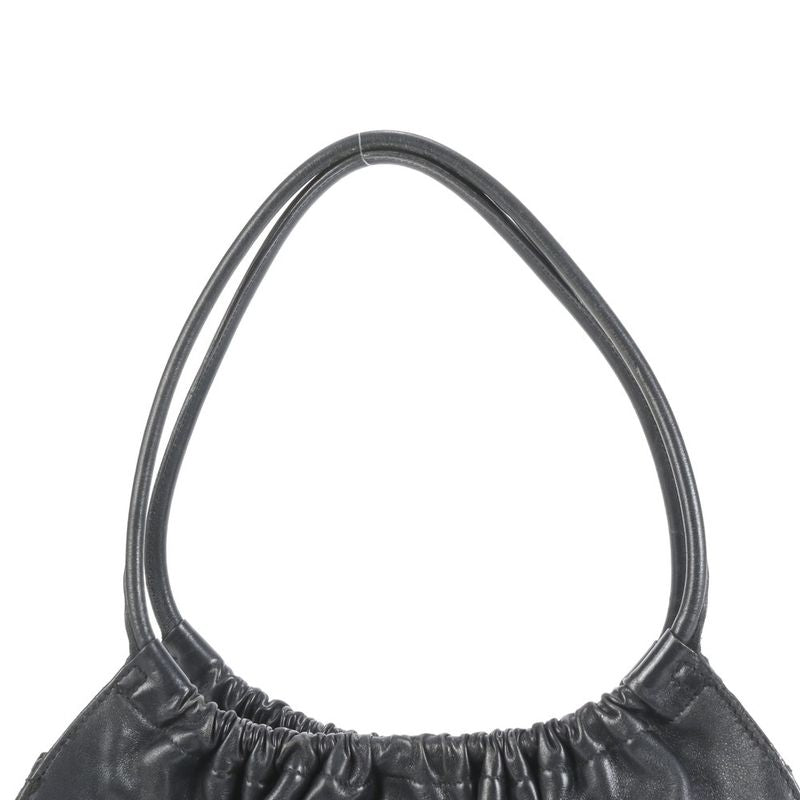 Gucci Leather Tote Bag Shoulder 001-4332 Black Women's EUE Db39-7