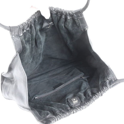 Gucci Leather Tote Bag Shoulder 001-4332 Black Women's EUE Db39-7