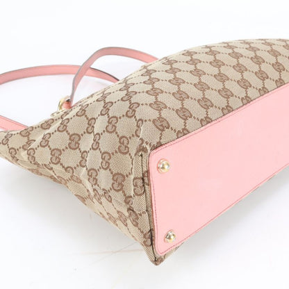 Gucci GG Canvas Eclipse With Control Card 120837 Leather Tote Bag Shoulder