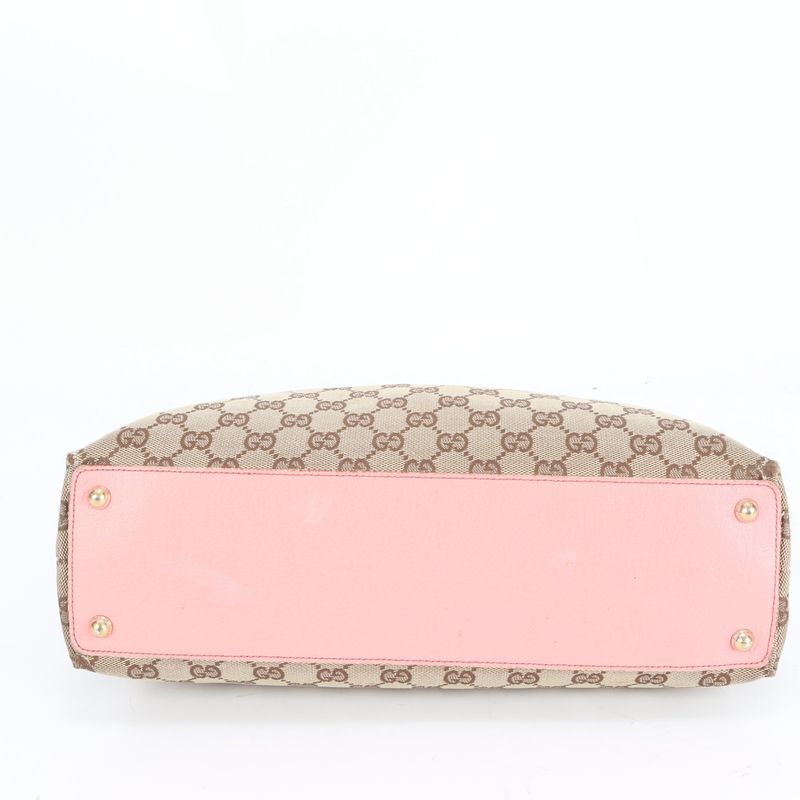 Gucci GG Canvas Eclipse With Control Card 120837 Leather Tote Bag Shoulder