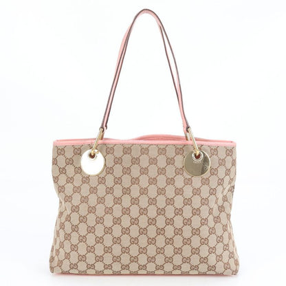 Gucci GG Canvas Eclipse With Control Card 120837 Leather Tote Bag Shoulder