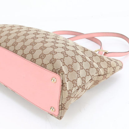 Gucci GG Canvas Eclipse With Control Card 120837 Leather Tote Bag Shoulder