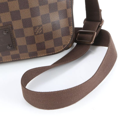 Louis Vuitton Damier Brooklyn MM N51211 Leather Shoulder Bag Crossbody Messenger
