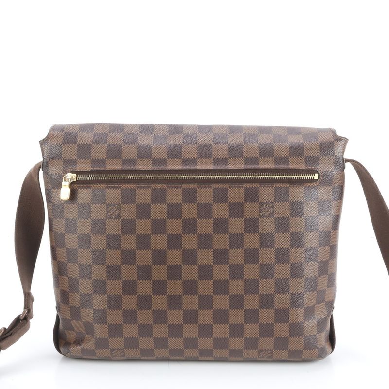 Louis Vuitton Damier Brooklyn MM N51211 Leather Shoulder Bag Crossbody Messenger