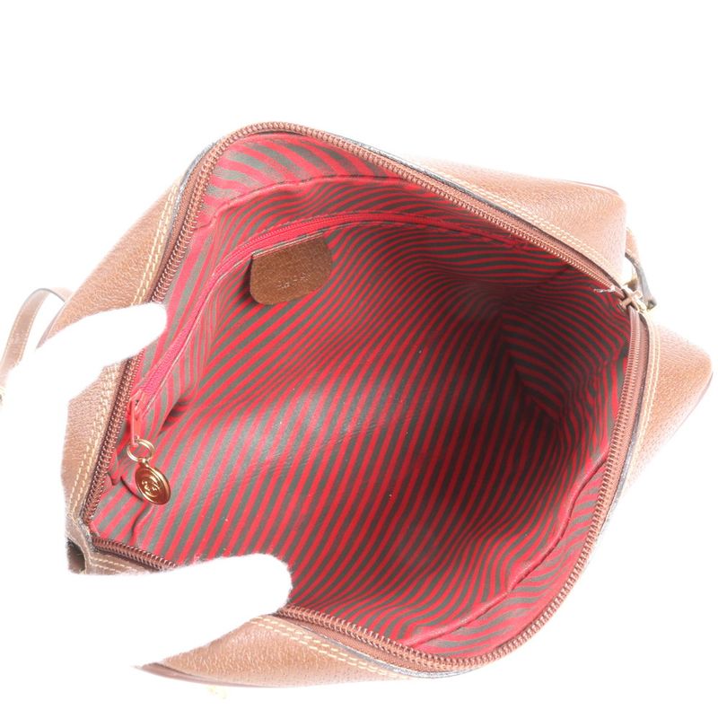 Vintage Old Gucci GG Supreme Sherry Line 001 56 Leather Shoulder Bag Crossbody