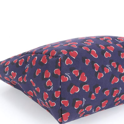 Gucci Heart Beat Leather Tote Bag Shoulder 282439 Hand Navy Blue A4 Ladies RCE