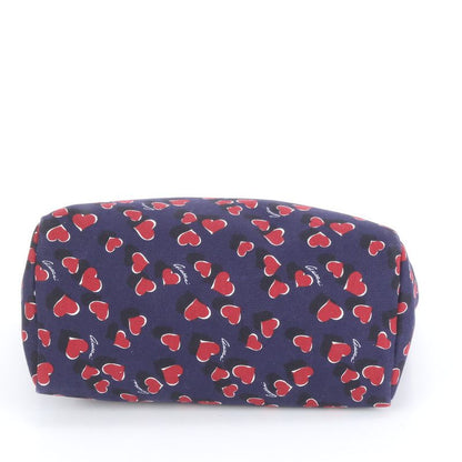 Gucci Heart Beat Leather Tote Bag Shoulder 282439 Hand Navy Blue A4 Ladies RCE