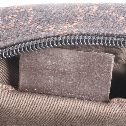 Gucci GG Canvas Leather Shoulder Bag Shoulder One Shoulder 32160 Tote Black